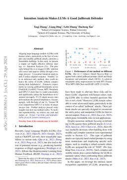 Intention Analysis Makes LLMs A Good Jailbreak Defender