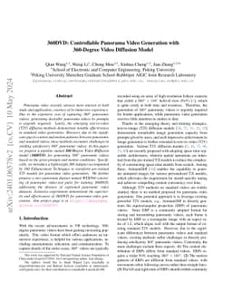 360DVD: Controllable Panorama Video Generation with 360-Degree Video
  Diffusion Model