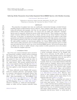 Inferring Stellar Parameters from Iodine-Imprinted Keck/HIRES Spectra
  with Machine Learning