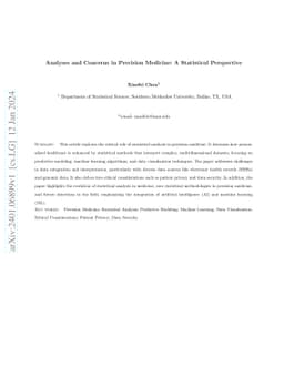 Analyses and Concerns in Precision Medicine: A Statistical Perspective