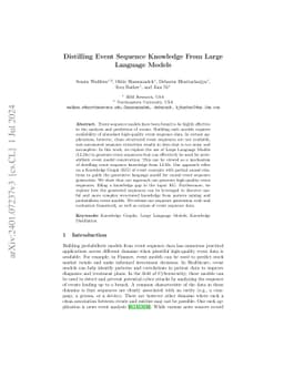 Distilling Event Sequence Knowledge From Large Language Models