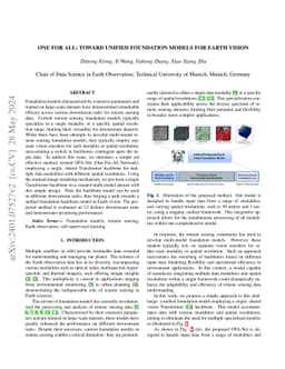 One for All: Toward Unified Foundation Models for Earth Vision