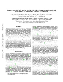 Multi-view MidiVAE: Fusing Track- and Bar-view Representations for Long
  Multi-track Symbolic Music Generation