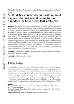Multifidelity domain decomposition-based physics-informed neural
  networks and operators for time-dependent problems