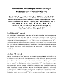 Hidden Flaws Behind Expert-Level Accuracy of GPT-4 Vision in Medicine