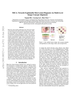 MICA: Towards Explainable Skin Lesion Diagnosis via Multi-Level
  Image-Concept Alignment