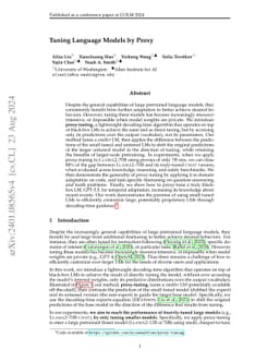 Tuning Language Models by Proxy