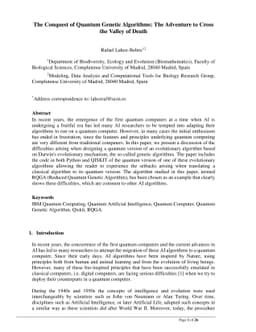 The Conquest of Quantum Genetic Algorithms: The Adventure to Cross the
  Valley of Death