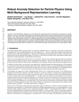 Robust Anomaly Detection for Particle Physics Using Multi-Background
  Representation Learning