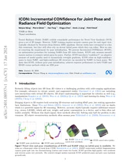 ICON: Incremental CONfidence for Joint Pose and Radiance Field
  Optimization
