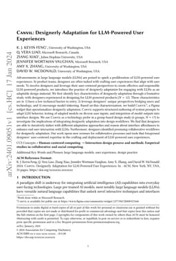 Canvil: Designerly Adaptation for LLM-Powered User Experiences