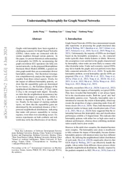 Understanding Heterophily for Graph Neural Networks