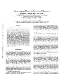 Large Language Models Are Neurosymbolic Reasoners