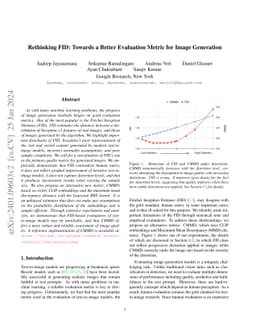 Rethinking FID: Towards a Better Evaluation Metric for Image Generation