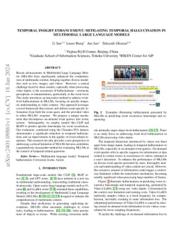 Temporal Insight Enhancement: Mitigating Temporal Hallucination in
  Multimodal Large Language Models
