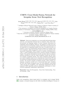 CMFN: Cross-Modal Fusion Network for Irregular Scene Text Recognition