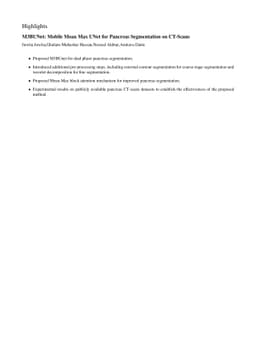 M3BUNet: Mobile Mean Max UNet for Pancreas Segmentation on CT-Scans