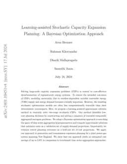 Learning-assisted Stochastic Capacity Expansion Planning: A Bayesian
  Optimization Approach