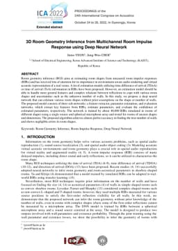 3D Room Geometry Inference from Multichannel Room Impulse Response using
  Deep Neural Network