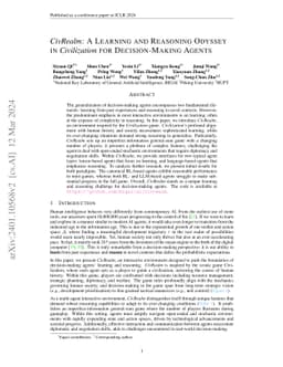 CivRealm: A Learning and Reasoning Odyssey in Civilization for
  Decision-Making Agents