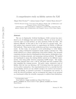 A comprehensive study on fidelity metrics for XAI