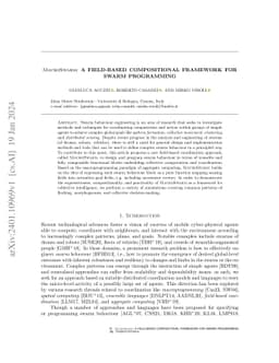 MacroSwarm: A Field-based Compositional Framework for Swarm Programming
