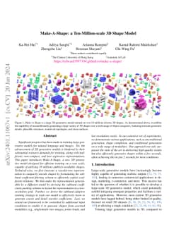 Make-A-Shape: a Ten-Million-scale 3D Shape Model