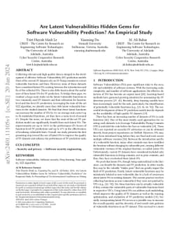 Are Latent Vulnerabilities Hidden Gems for Software Vulnerability
  Prediction? An Empirical Study