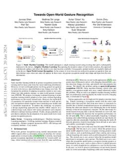 Towards Open-World Gesture Recognition