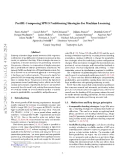PartIR: Composing SPMD Partitioning Strategies for Machine Learning