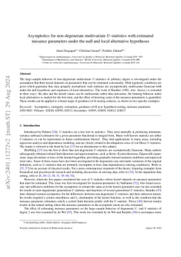 Asymptotics for non-degenerate multivariate $U$-statistics with
  estimated nuisance parameters under the null and local alternative hypotheses