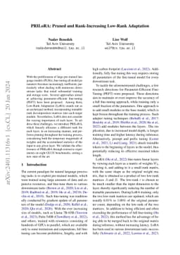 PRILoRA: Pruned and Rank-Increasing Low-Rank Adaptation