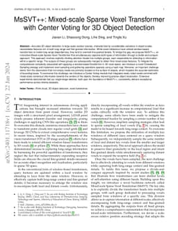 MsSVT++: Mixed-scale Sparse Voxel Transformer with Center Voting for 3D
  Object Detection