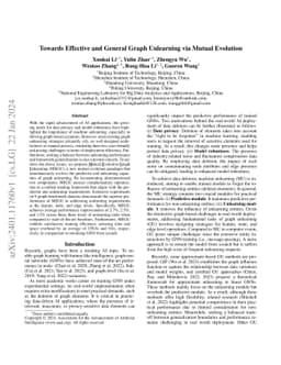 Towards Effective and General Graph Unlearning via Mutual Evolution