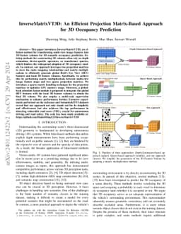 InverseMatrixVT3D: An Efficient Projection Matrix-Based Approach for 3D
  Occupancy Prediction