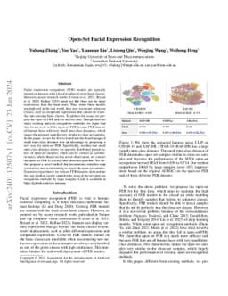 Open-Set Facial Expression Recognition