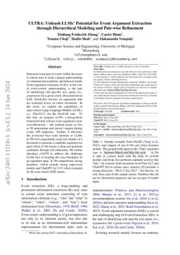 ULTRA: Unleash LLMs' Potential for Event Argument Extraction through Hierarchical Modeling and Pair-wise Self-Refinement