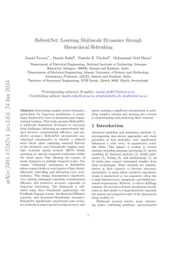 RefreshNet: Learning Multiscale Dynamics through Hierarchical Refreshing