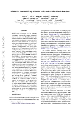 SciMMIR: Benchmarking Scientific Multi-modal Information Retrieval