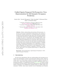 A Spatiotemporal Approach to Tri-Perspective Representation for 3D Semantic Occupancy Prediction