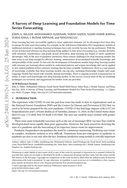 A Survey of Deep Learning and Foundation Models for Time Series
  Forecasting