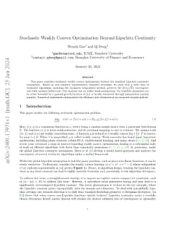 Stochastic Weakly Convex Optimization Beyond Lipschitz Continuity