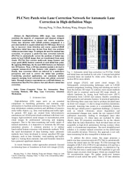 PLCNet: Patch-wise Lane Correction Network for Automatic Lane Correction
  in High-definition Maps