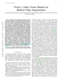 Vivim: a Video Vision Mamba for Medical Video Object Segmentation