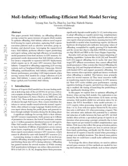 MoE-Infinity: Efficient MoE Inference on Personal Machines with Sparsity-Aware Expert Cache