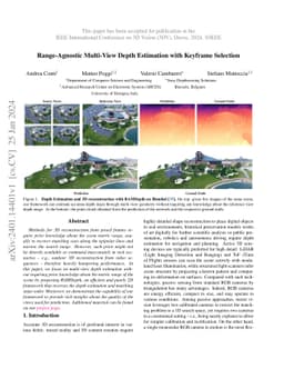 Range-Agnostic Multi-View Depth Estimation With Keyframe Selection