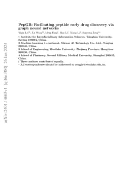 PepGB: Facilitating peptide drug discovery via graph neural networks