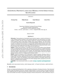 Endowing Protein Language Models with Structural Knowledge