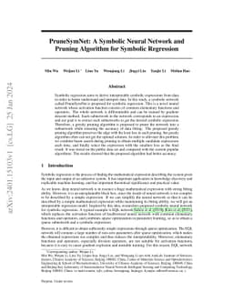 PruneSymNet: A Symbolic Neural Network and Pruning Algorithm for
  Symbolic Regression