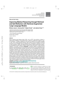 Improving Medical Reasoning through Retrieval and Self-Reflection with
  Retrieval-Augmented Large Language Models